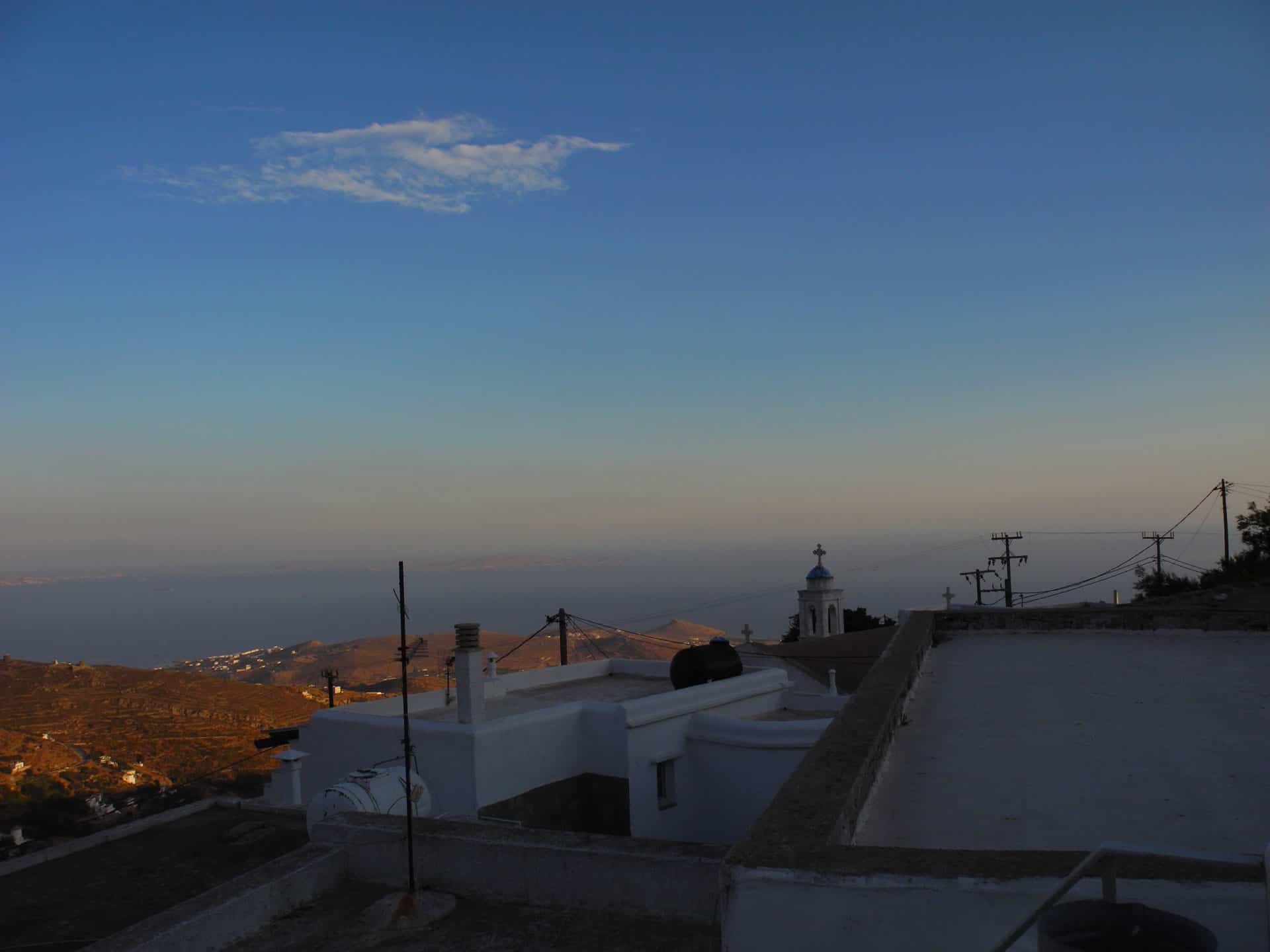 Tinos island, Arnados sunset